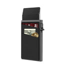 Anti-theft Cards Protectors Card Holder Minimalist Smart Wallet RFID Protection Aluminum Metal Box Cardholder Case Porte Carte