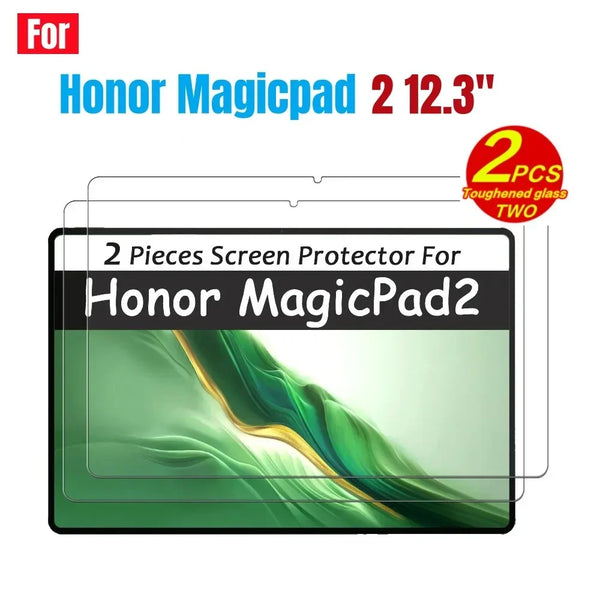 9H Tempered Glass Screen Protector For Honor MagicPad 2 2024 (12.3 inch) Ultra Clear Protective Film for Honor Magic Pad 2 12.3"