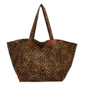 Leopard Design 2025 Korean Fashion Shopper Big Shopping Bags for Women Handbag Lady Shoulder Bag Large Capacity Bag Girl Handbag