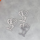 Cute Cat Moon Bear Deer DIY Tassels Earrings Stainless Steel Pendant For Jewelry Making Insect Charms Snake Necklace Accessory