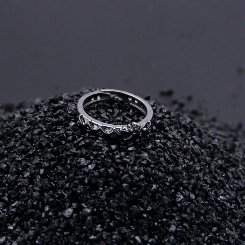 Anime The Seven Deadly Sins Ring Meliodas Dragon's Sin of Wrath Cosplay Unisex Adjustable Ring for Men Jewelry Accessories Prop