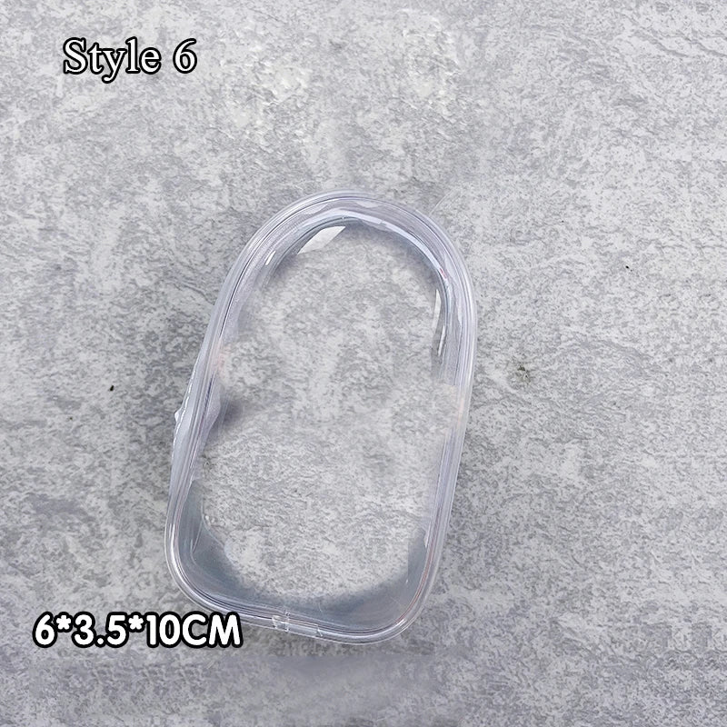 Jewelry Organizer Transparent Storage Box Pouch Mystery Box Keychain Bag Storage Case Thicken Wallet Cute Doll Bag Organization