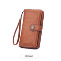 High Quality Women Wallet RFID Anti-theft Leather Wallets For Woman Long Zipper Large Ladies Clutch Bag Female Purse Card Holder
