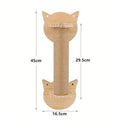 Cat Scratching Post Wall Furniture Wood Wall Mounted Kitten Scratcher Tree for Large Cats Thicker Columns for Multi-Functions