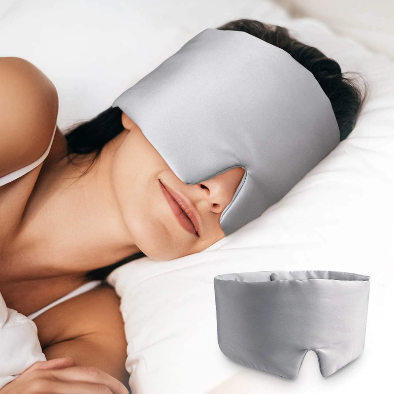 Enlarged Eye Patch Women Men Silk Satin Sleep Mask Comfortable Sleeping Eye Mask Eyeshade Cover Shade Eyes Relax Eyepatch
