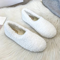 New Luxury Lambwool Moccasins Winter Cotton Shoes Women Warm Plush Loafers Comfy Curly Sheep Fur Flats Woman Large Size