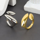 LATS New Fashion Designer Gold Silver Colour Water Drop Ring Woman Europe America Luxury Jewelry 2024 Trendy Accessories Gift