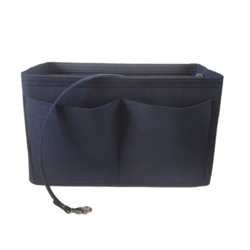 Purse Organizer Insert, Felt Bag organizer with zipper,Bag in bag, Handbag & Tote Shaper,Perfect For Speedy Neverfull