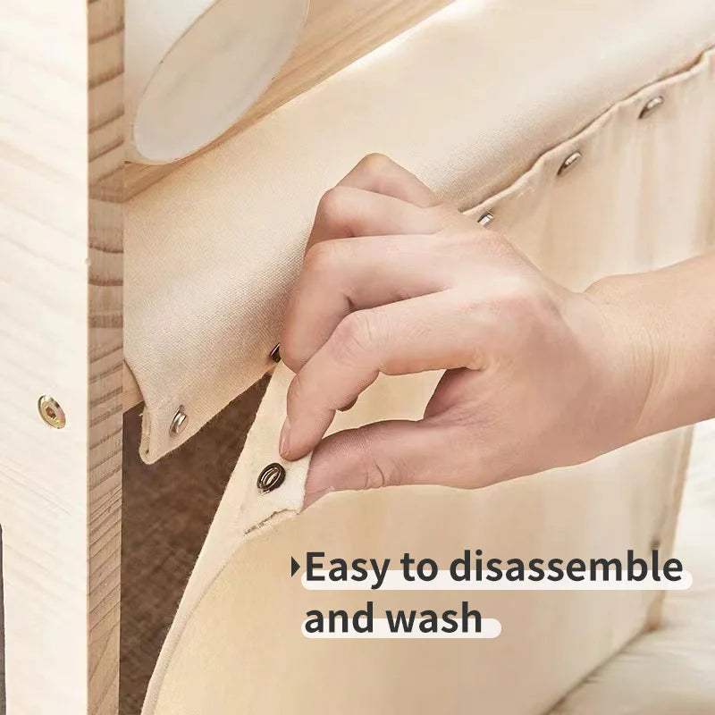 Cat House with Cat Bowl indoor Furniture Cat House Durable Anti-scratch Cat House, Cozy Cat indoor House Easy to Assemble