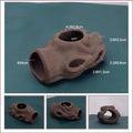 Fish Tank Landscaping Clay Pot Shrimp Cixi Dodging Tank Breeding Fish Nest Shaped Rock Aquarium Supplies