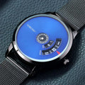 Automatic Movement Watch Men's Net With Authentic Waterproof Brand Steel Watch Black Technology Watch