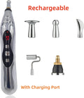 Electric Acupuncture Pen Body Muscle Massager 5 In 1 EMS Acupressure Pen Microcurrent Gua Sha Back Scraper Neck Foot Relaxation