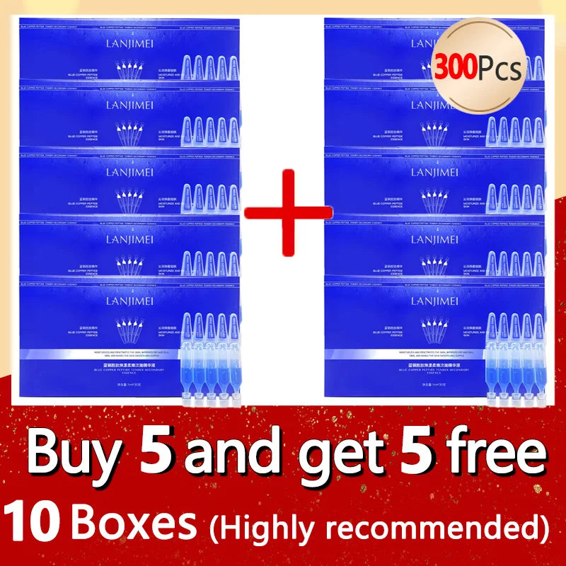 سيروم ببتيد النحاس الأزرق المضاد للتجاعيد، نيكوتيناميد، تبييض البشرة، جوهر التفتيح، الكولاجين، حمض الهيالورونيك، ترطيب البشرة