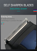 Recortadora de pelo VGR para hombre, ajustable, recargable, profesional, eléctrica, inalámbrica, V-080