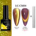 LILYCUTE 7ML 9D Cat Magnetic Gel Polish Set Semi Permanent Soak Off UV LED Glitter Nails Magnet Stick Black Gel Needed