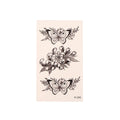 1Sheet Waterproof Temporary Tattoo Sticker 3D Butterfly Theme Fake Tattoo for Women Body Leg Arm Art