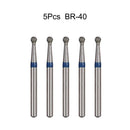 5Pcs/Bag Dental Diamond Burs Drill FG 1.6mm Bur For High Speed Handpiece Denspay Dental Bur Polishing Whitening Lab Material