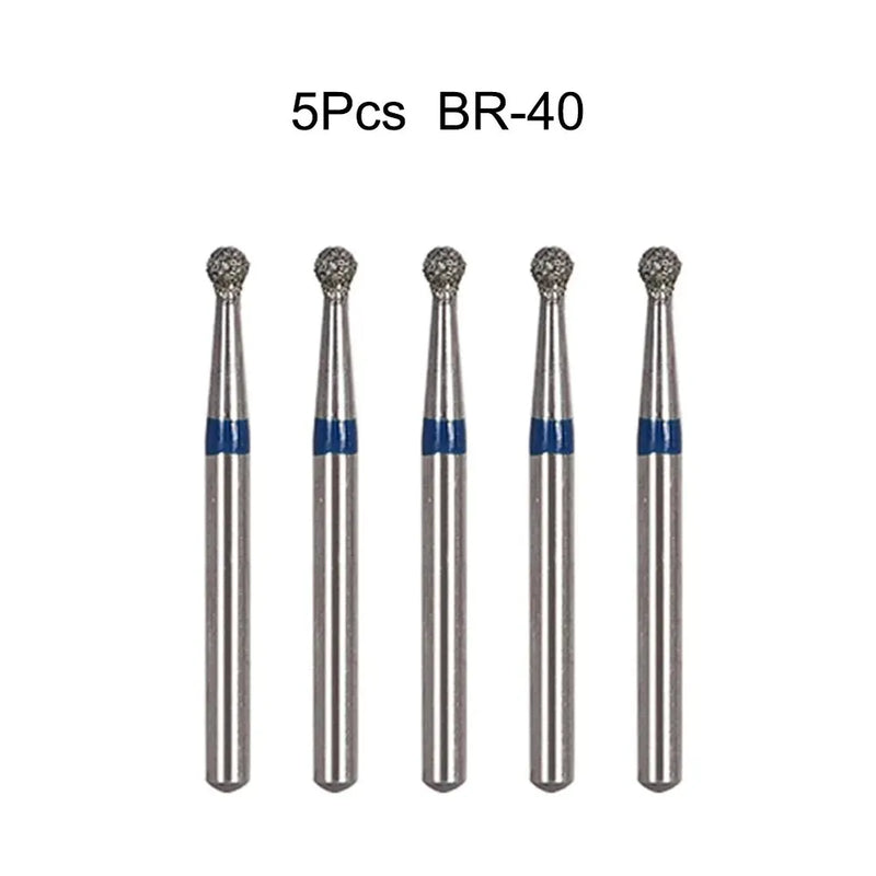 5Pcs/Bag Dental Diamond Burs Drill FG 1.6mm Bur For High Speed Handpiece Denspay Dental Bur Polishing Whitening Lab Material