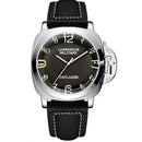 Automatic Watches for Men Mechanical Genuine Brown Leather Yellow Green Military 44mm Luxury Rose Gold Reloj Hombre Baratos