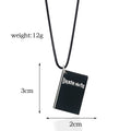Anime Death Note Keychain Double L Black Notebook Pendant Keyring Cospaly Key Props for Women Men Jewelry Gifts Accessories