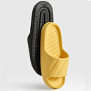 EVA Women's Slippers New Non-slip Stripe Decoration Bathroom Slippers Cute Soft Casual Shoes Outdoor Walking