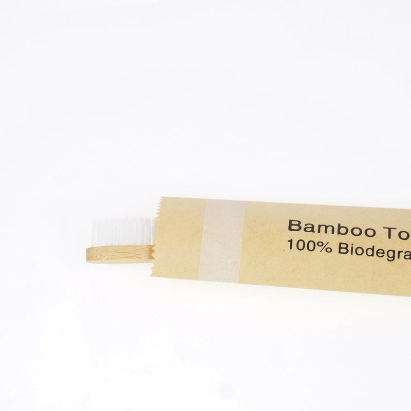 10Pcs Children Bamboo Toothbrushes Soft Bristles Child Toothbrush Eco Friendly Biodegradable Wooden Handle Teeth Whitening Brush