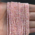 Purple Gem Beads Small Round Faceted Crystal Stone Beads Amethysts Crystal Mica Loose Beads For Jewelry Making DIY Necklace 15"