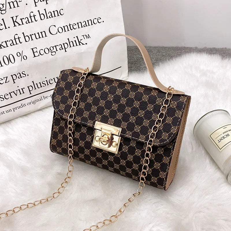 Ladies hand bags Women's bag Chain crossbody bag Simple and fashionable portable small square bag mini bag  tote bag
