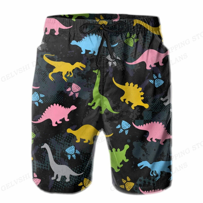 Duck Beach Shorts Kids Summer Swimwear Shorts Breathable Surfing Board Shorts Quick Dry Casual Sportwear Swim Trunks Boy