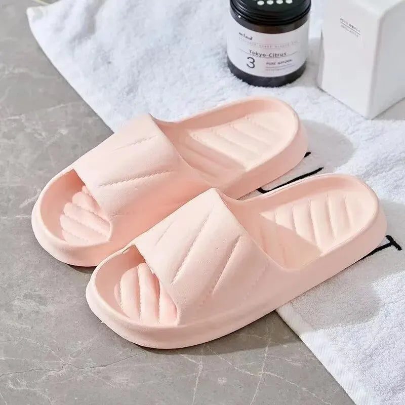 Women's Indoor Non-slip Slippers Couple Home Slides EVA Soft Sole Light Weight Summer New Lovers Leisure Shower Shoes
