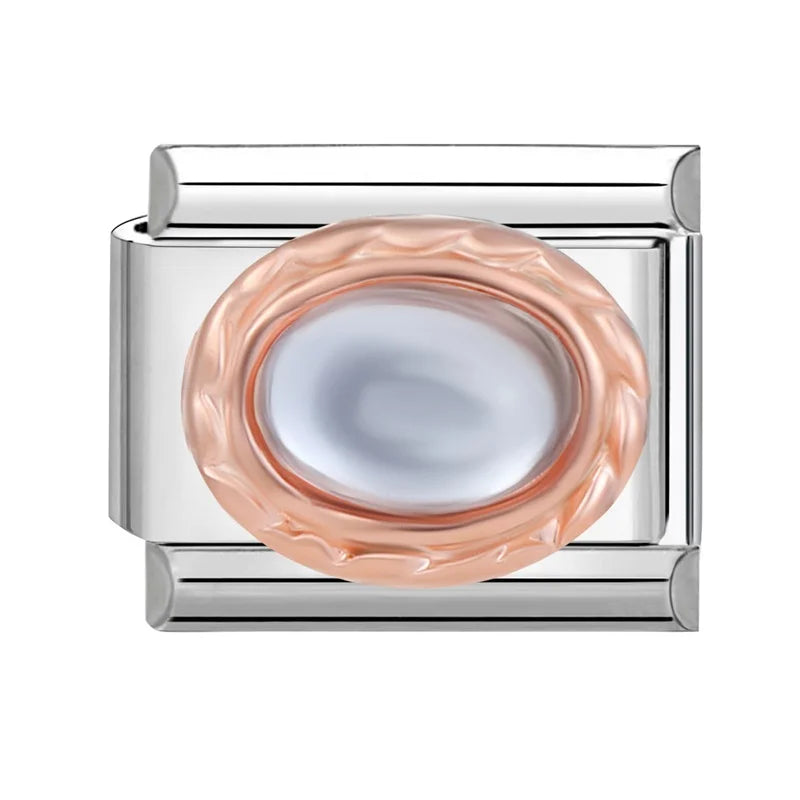 3D Charm Bracelet Rabbit Sun Flower Moont Italian Charm Links Fit 9mm Bracelet Stainless Steel Jewelry DIY Making Birthday Gift