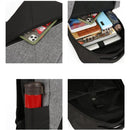 3pcs Versatile Backpack Trendy Washable Computer Bag Black Grey Blue Red School Business Backpack Unisex