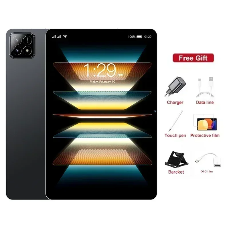 2025 Global Mi 11 inch tablet Android 14 Pad 6S Pro 16GB 1TB Snapdragon 888 4K HD 5G WIFI Bluetooth WPS 20000mAh tablets Tab