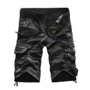 Summer New Men Cool Camouflage Cargo Shorts Straight Casual Pants Mens Multi-Pocket Loose Five-Point Short Pant Brand Streetwear