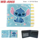 Miniso Cartoon Stitch Wallet Short Purse with Coin Pocket