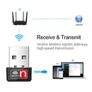 Mini WIFI 6 Adapter 150M/300M Network Card USB Dongle 2.4GHz 802.11AX Signal Reception For PC Laptop Windows 10/11 Driver Free