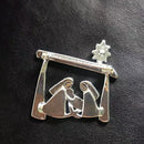 New Creative Design Brooch For Christmas Collection  When A  Child  Is  Born Memorial Pins