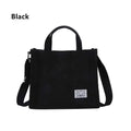 New Minimalist Corduroy Small Square Handbag Fashionable And Trendy Women's Shoulder Bag Versatile Handbag