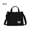New Minimalist Corduroy Small Square Handbag Fashionable And Trendy Women's Shoulder Bag Versatile Handbag