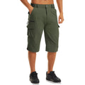 MAGCOMSEN Summer Men's Shorts Quick-drying Lightweight with 7 Pockets Waterproof 3/4 Shorts for Fishing Hiking