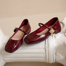 أحذية ماري جين النسائية الجديدة 2024، أحذية أنيقة غير متعبة، فم ضحل، أحذية مسطحة بكعب منخفض للنساء