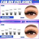 Cluster Lashes Mixed Tray Individual Eyelashes 3D Volume Eye Lashes Soft Natural Lashes Makeup Tools