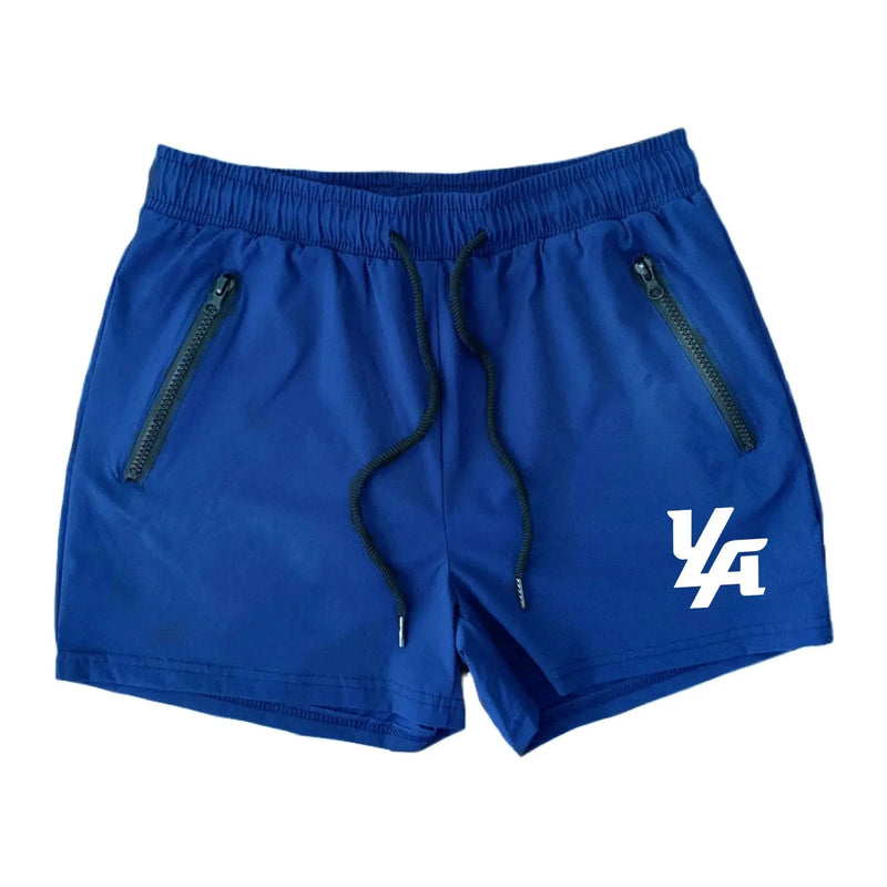 Sports  Quick Drying Stretch Breathable Shorts Summer Outdoor Fitness Mid-waist Male Adult No Lining Three Minute Shorts