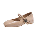 Mary Jane Women's Shoes New 2024 Fashion Elegant Not Tired Feet Shoes Shallow Mouth Low Heeled Flat Shoes for Women