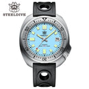 STEELDIVE SD1981 Steel Bezel Super Luminous AR Sapphire Glass NH35 Automatic 200m Waterproof Mens Dive Watch with Milled Clasp