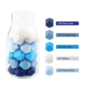 Kovict 14/17mm 10pcs Hexagon Silicone Beads For Jewelry Making Silicone Bead To Make Bracelets Necklace Making Accessories
