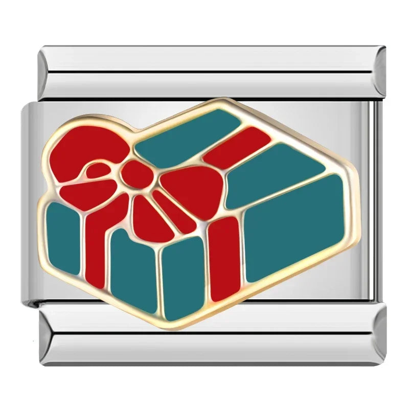 Hapiship 2023 Fashions Game Moon Bingo Princess Heart Charm Links Fit 9mm Bracelet Stainless Steel Making DIY Jewelry DJ717-D