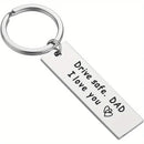 1pc Dad Gifts from Daughter - Drive Safe Dad Keychain I Love You Father Daughter Gifts Christmas Valentines Birthday Gifts