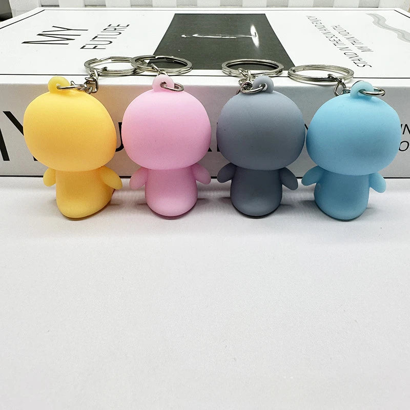 Creative and Cute Little Penguin Car Keychain Pendant Doll Bag Pendant Blind Box Small Gift Cute Keychain