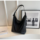 Women's Armpit Hobos Shoulder Bag Black Stylish Female Large Pu Leather Commuter Bags Quality Aesthetic Ladies Original Handbag